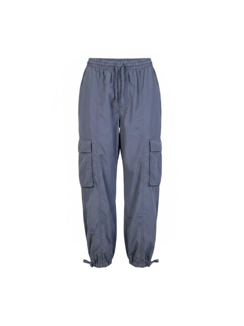 Aerie Womens Gray CCargo Pants Slim Fit Drawstring Waist Adjustable Hem Size S